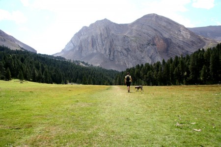 En el Ibón de Plan o Basa de la Mora, Pirineo Aragonés